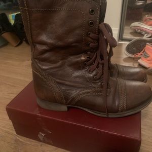 Steve Madden combat boots